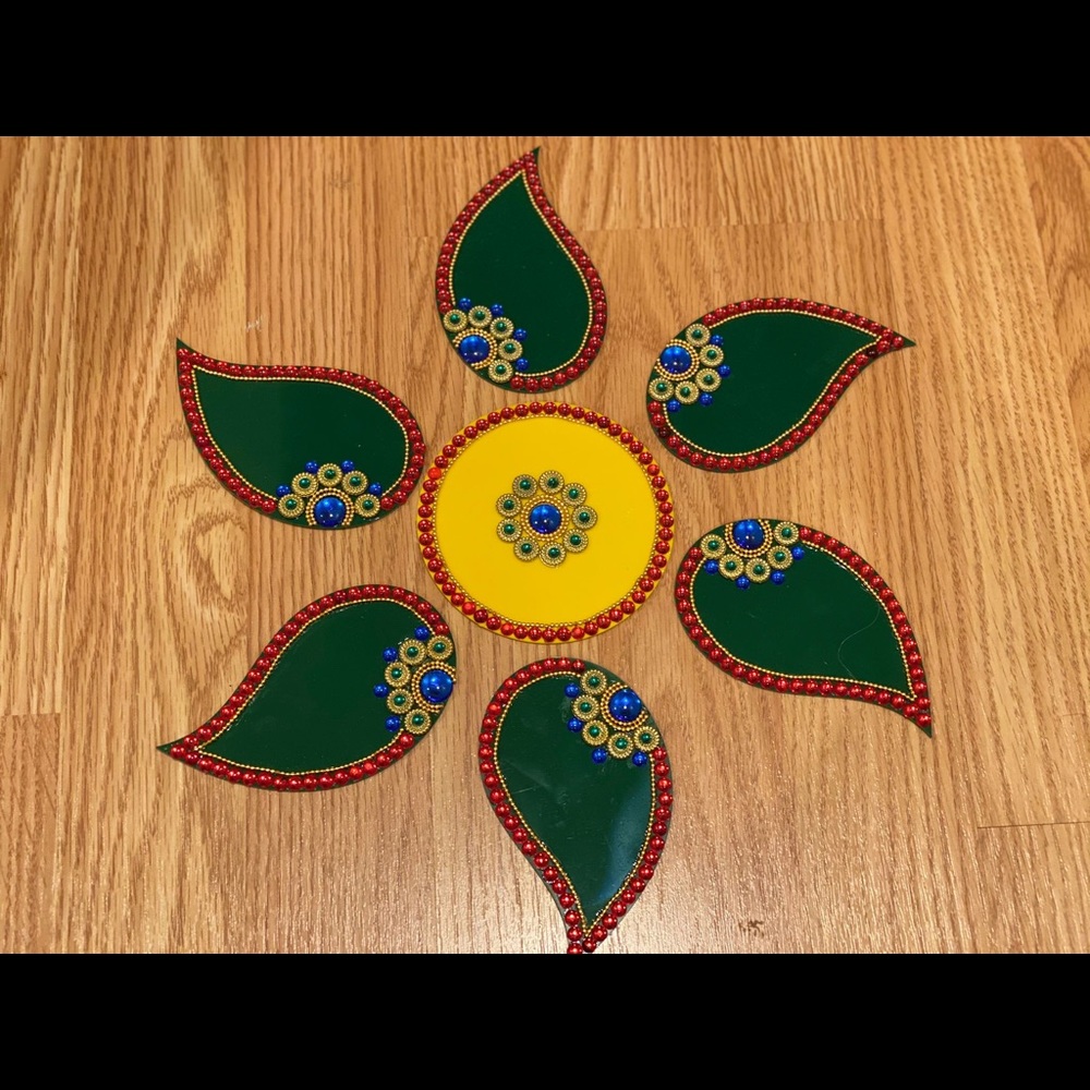 Acrylic rangoli